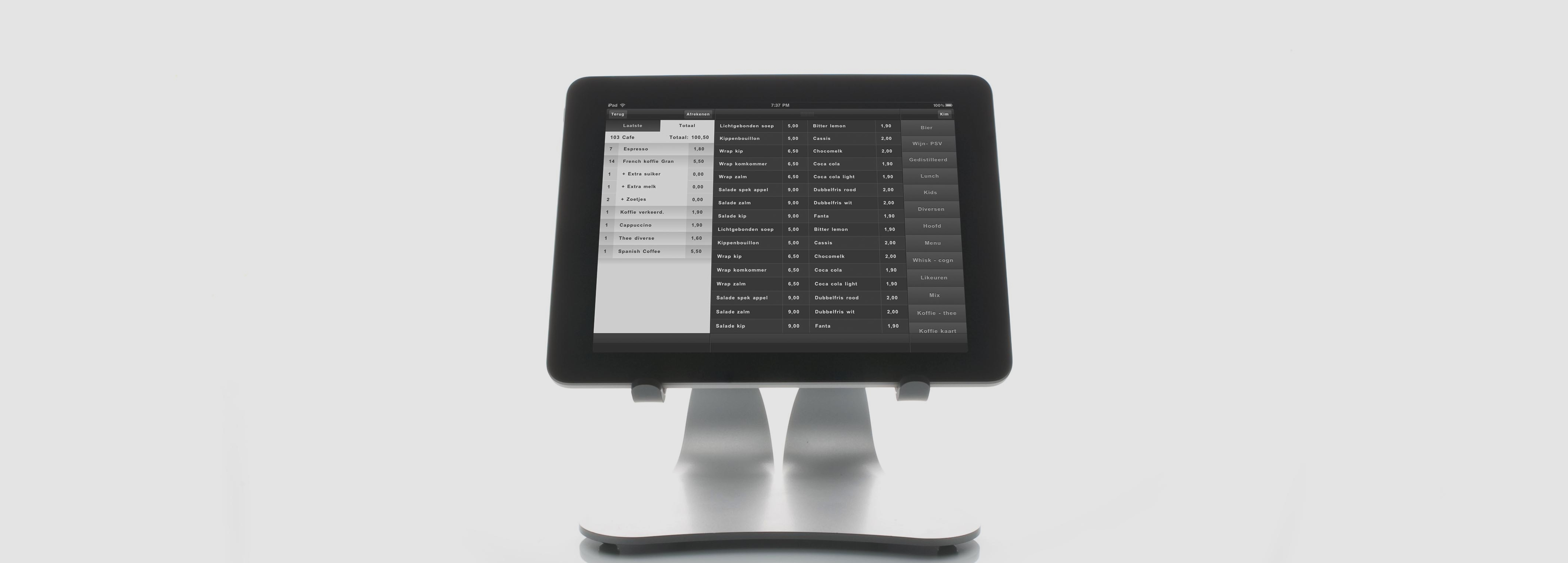 Nuvopos kassa app geschikt voor de horeca