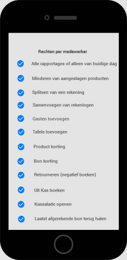 Flexibel aan te passen instellingen binnen het Nuvopos kassasysteem